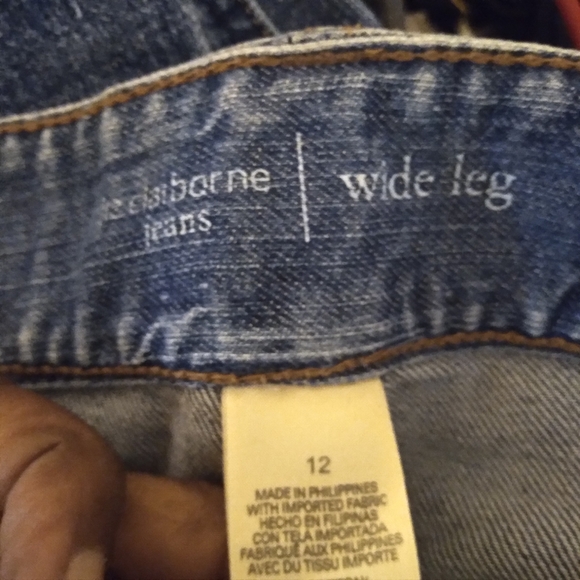 Liz Claiborne Wide Leg Jeans,  Size: 12 - Picture 9 of 9